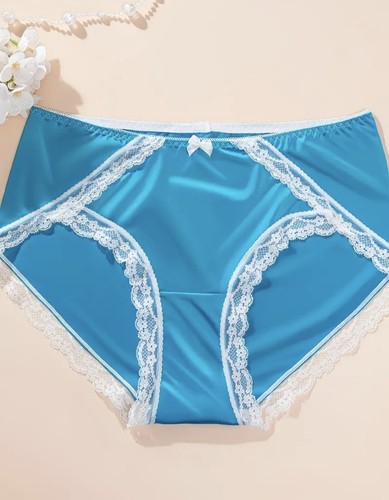 Blue silky feel satin - blue,