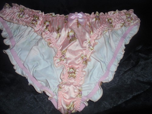 Pink silky satin - satin, bear