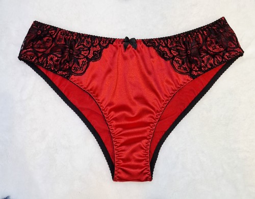 Red silky soft - glossy, stretch